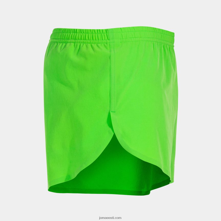 mehed lühikesed püksid olimpia DJNBH496 fluorestseeruv roheline Joma