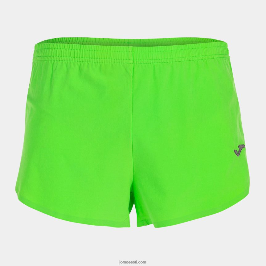 mehed lühikesed püksid olimpia DJNBH496 fluorestseeruv roheline Joma