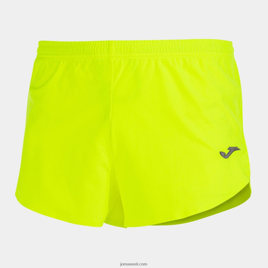 mehed lühikesed püksid olimpia DJNBH497 fluorestseeruv kollane Joma