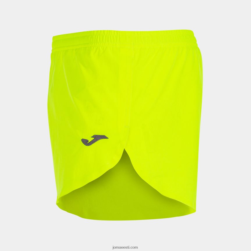mehed lühikesed püksid olimpia DJNBH497 fluorestseeruv kollane Joma