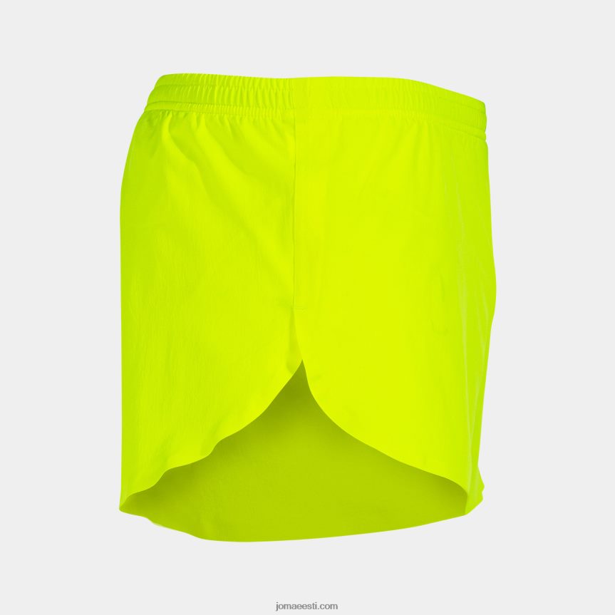 mehed lühikesed püksid olimpia DJNBH497 fluorestseeruv kollane Joma