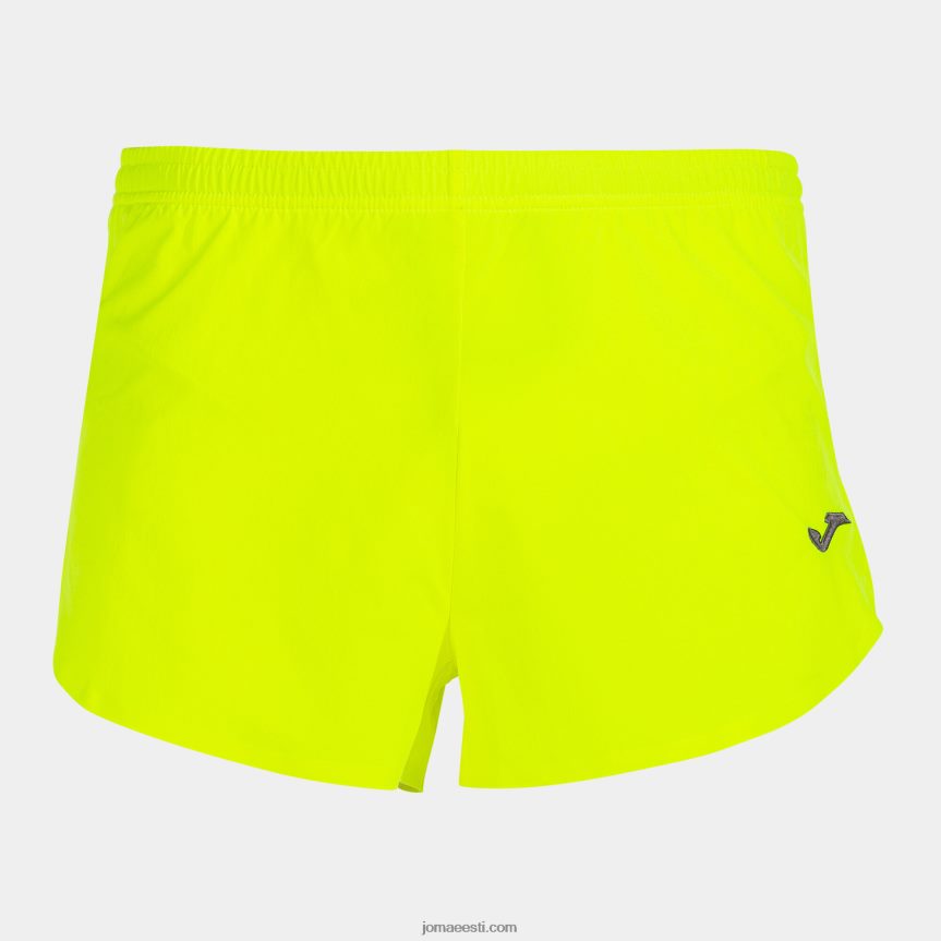 mehed lühikesed püksid olimpia DJNBH497 fluorestseeruv kollane Joma