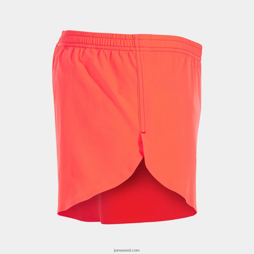 mehed lühikesed püksid olimpia DJNBH681 fluorestseeruv korall Joma