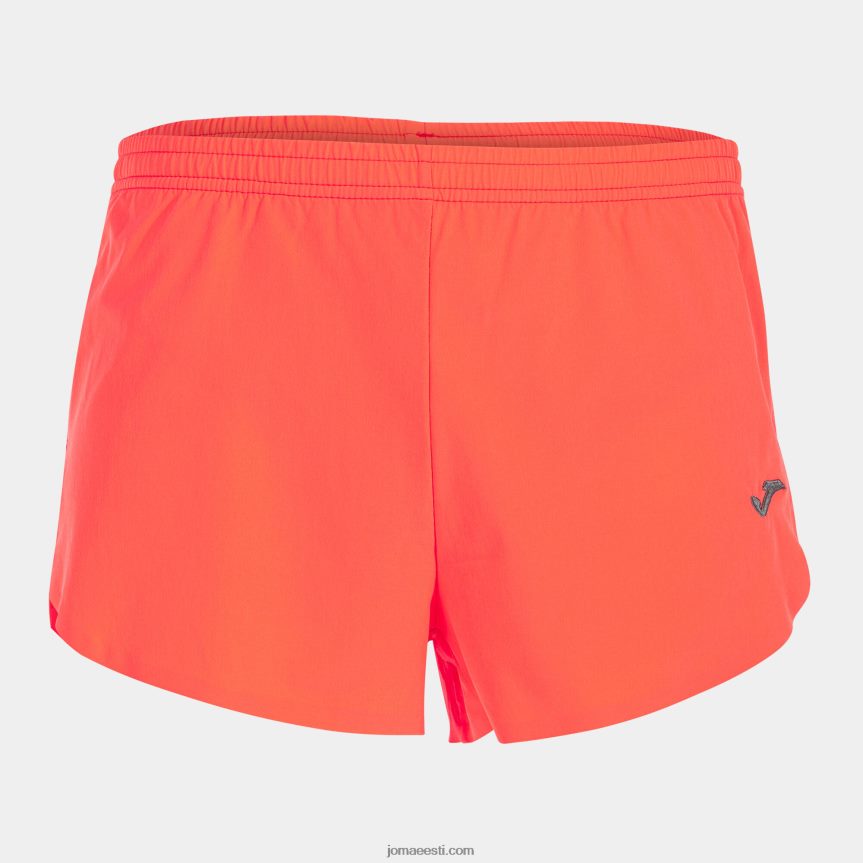 mehed lühikesed püksid olimpia DJNBH681 fluorestseeruv korall Joma