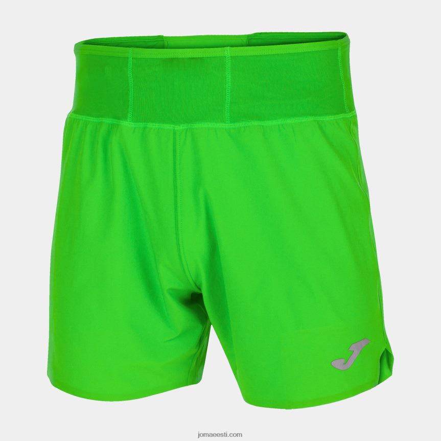 mehed lühikesed püksid r-combi DJNBH4703 fluorestseeruv roheline Joma