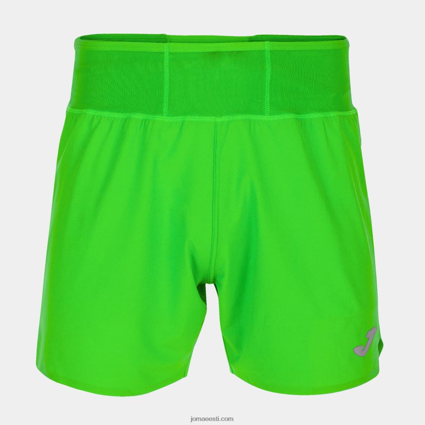 mehed lühikesed püksid r-combi DJNBH4703 fluorestseeruv roheline Joma
