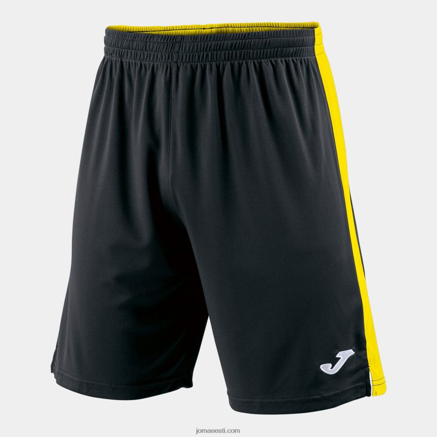 mehed lühikesed püksid tokio ii DJNBH964 must kollane Joma