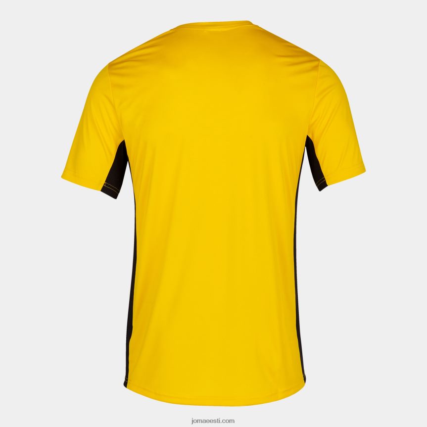 mehed lühikeste varrukatega cosenza särk DJNBH1257 kollane must Joma