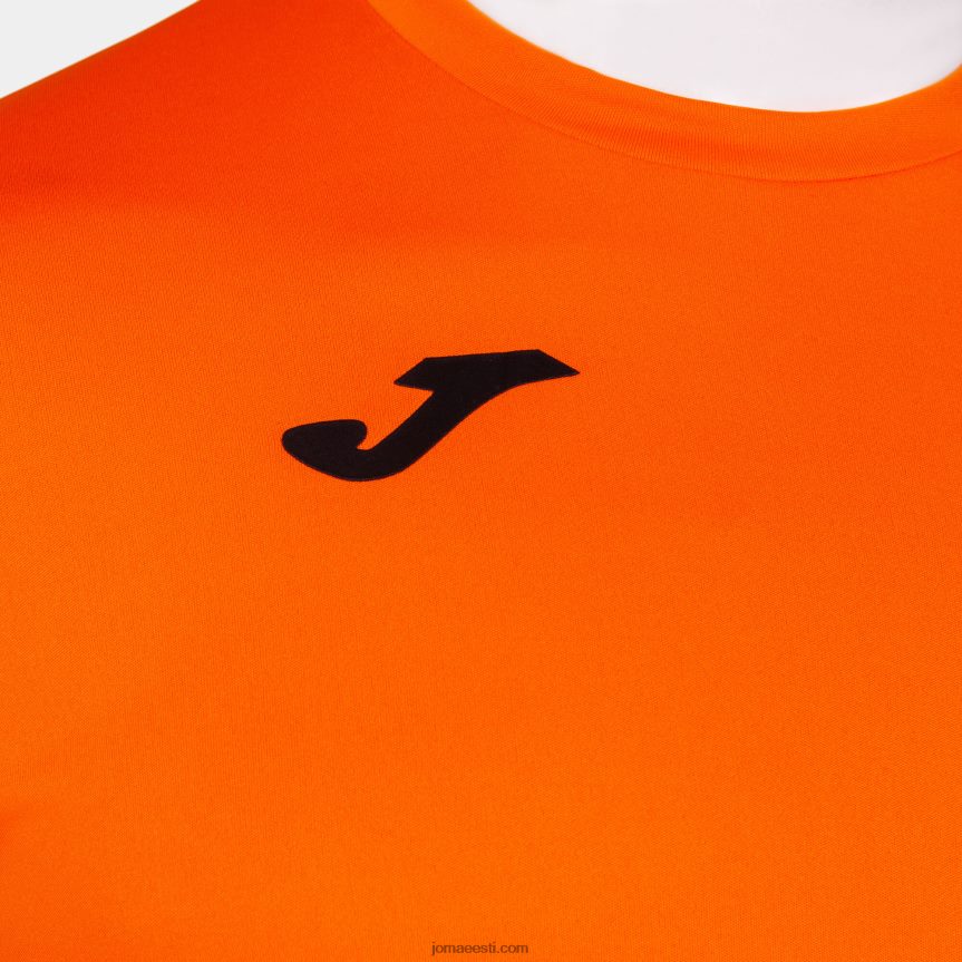 mehed lühikeste varrukatega cosenza särk DJNBH1267 oranž must Joma