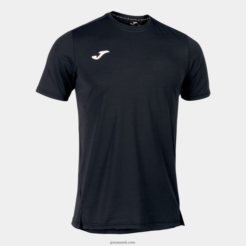 mehed lühikeste varrukatega torneo särk DJNBH49 must Joma