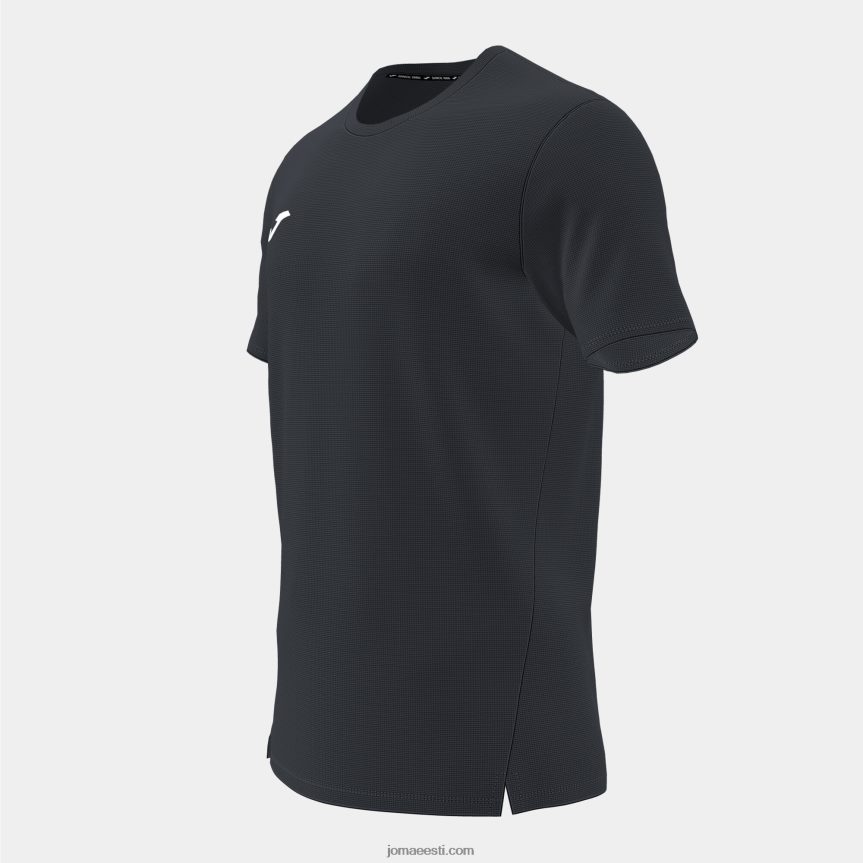mehed lühikeste varrukatega torneo särk DJNBH49 must Joma