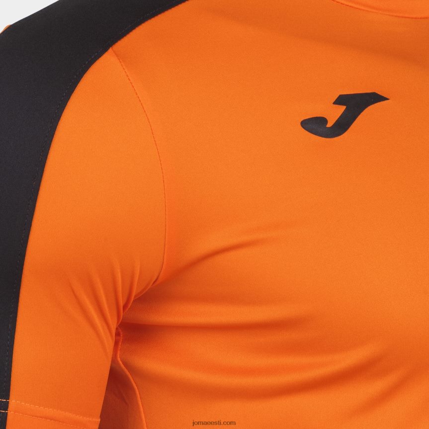 mehed särk lühikeste varrukatega akadeemia iii DJNBH1263 oranž must Joma