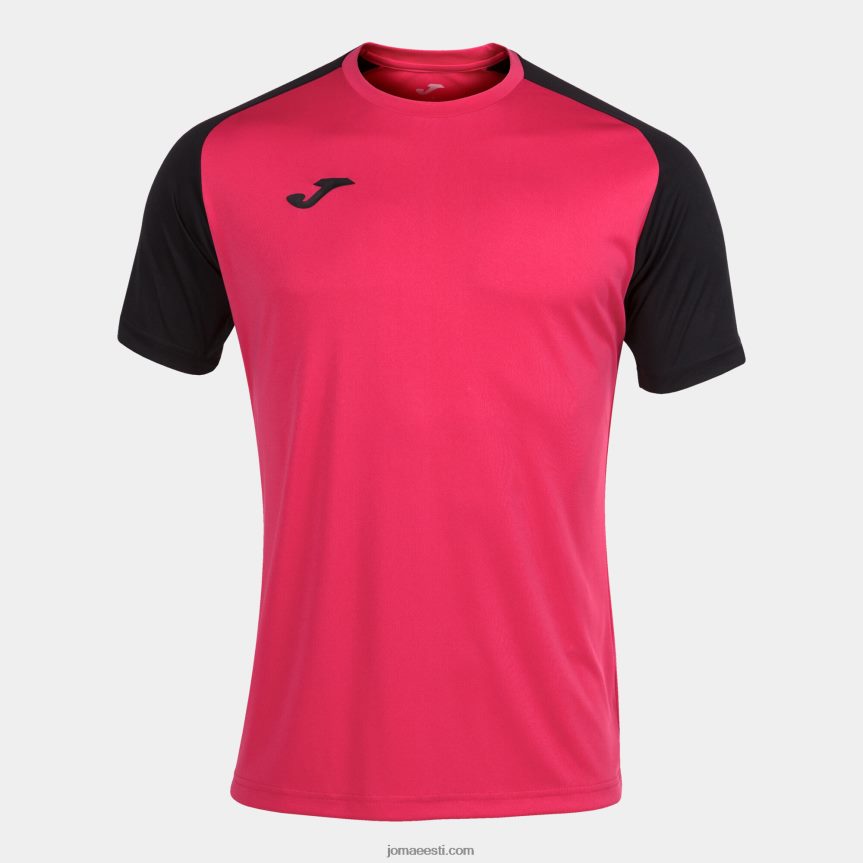 mehed särk lühikeste varrukatega akadeemia iv DJNBH4251 fuksia must Joma