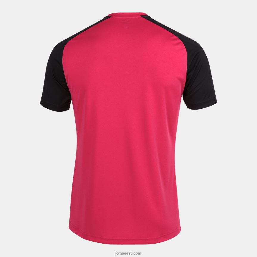 mehed särk lühikeste varrukatega akadeemia iv DJNBH4251 fuksia must Joma