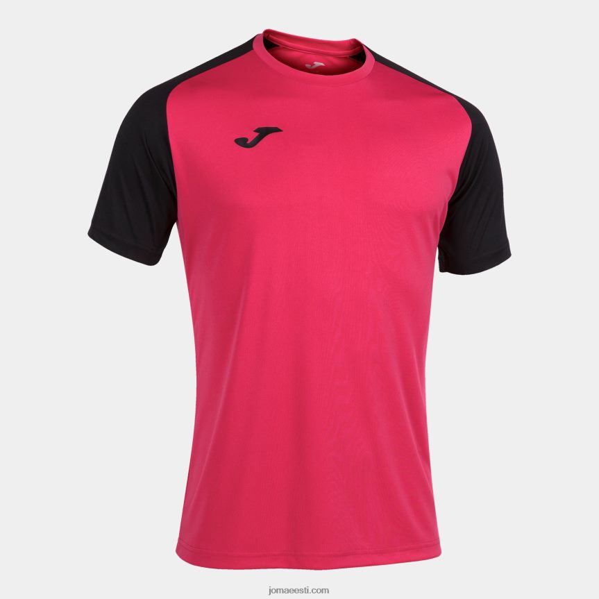 mehed särk lühikeste varrukatega akadeemia iv DJNBH4251 fuksia must Joma