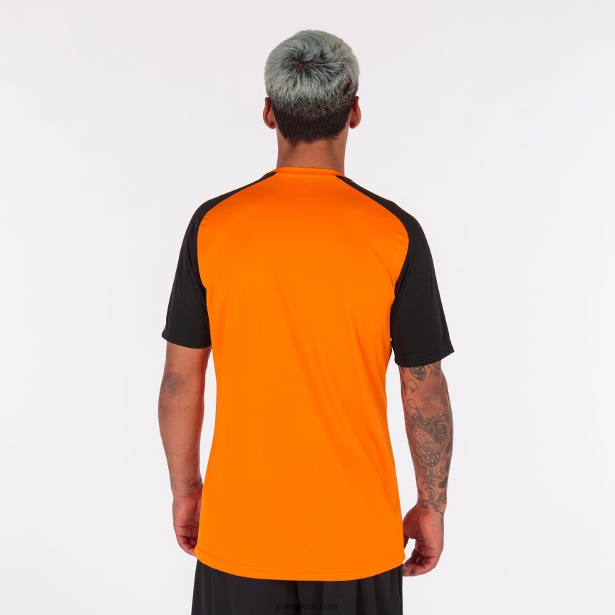 mehed särk lühikeste varrukatega akadeemia iv DJNBH4304 oranž must Joma