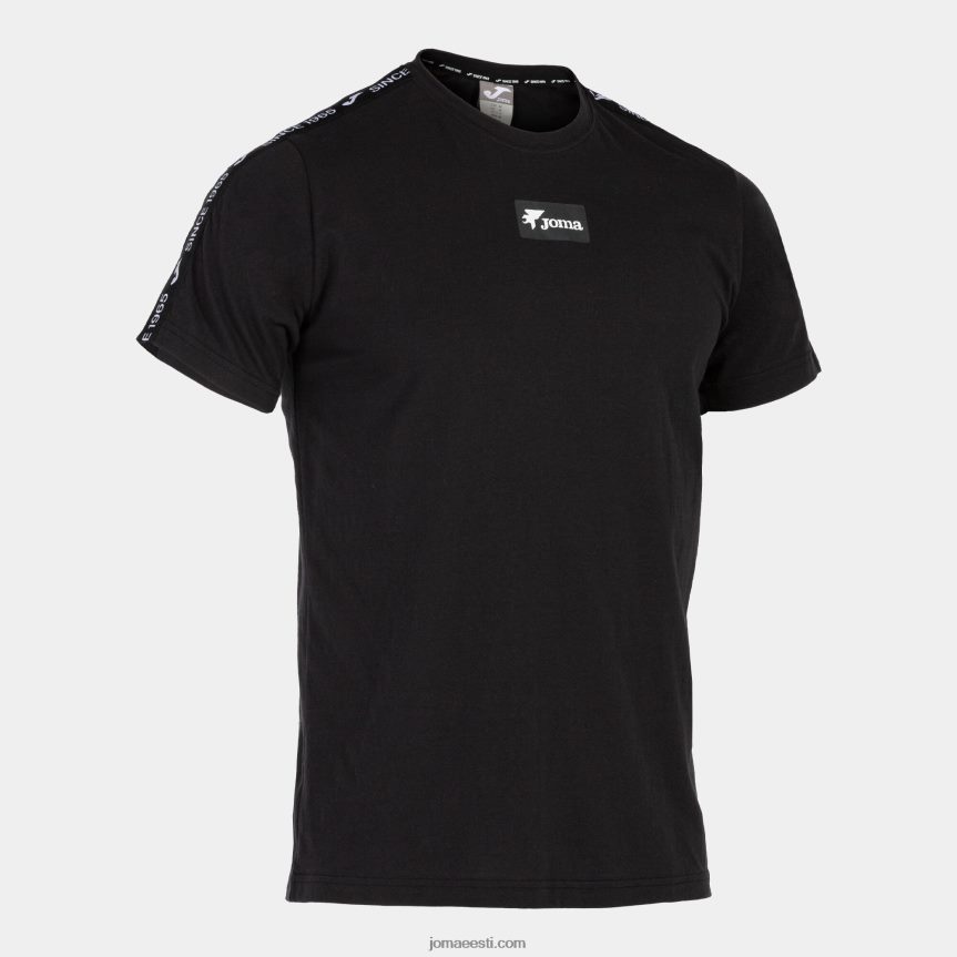 mehed särk lühikeste varrukatega california DJNBH128 must Joma
