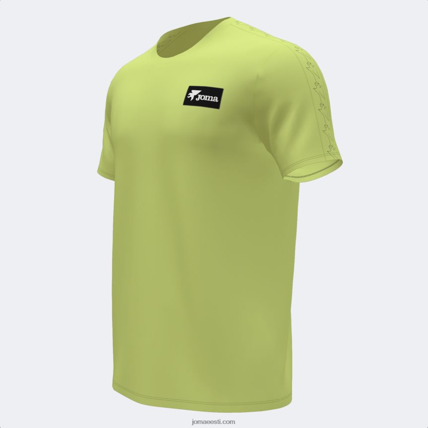 mehed särk lühikeste varrukatega california DJNBH693 kollane Joma