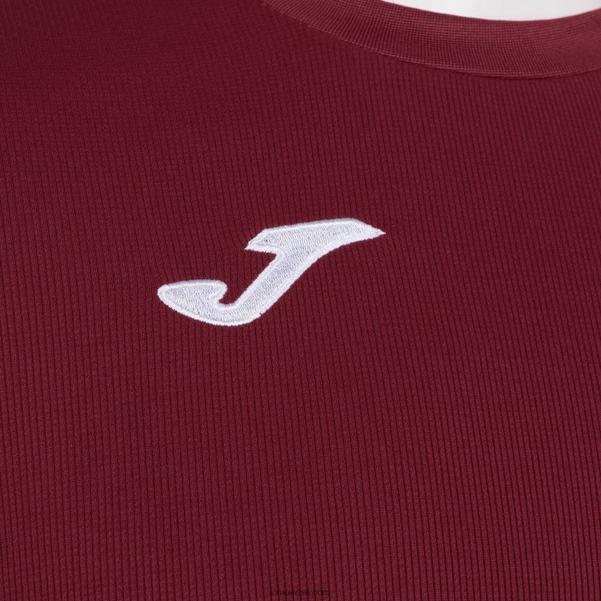 mehed särk lühikeste varrukatega campus iii DJNBH4430 Burgundia Joma