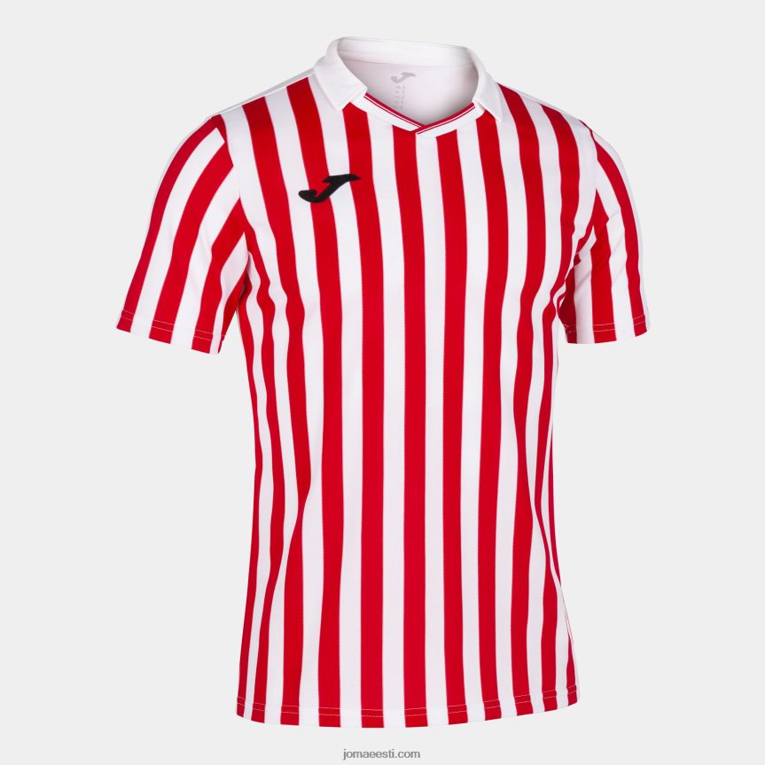 mehed särk lühikeste varrukatega copa ii DJNBH1007 valge punane Joma