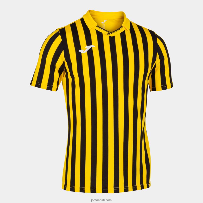 mehed särk lühikeste varrukatega copa ii DJNBH3547 kollane must Joma