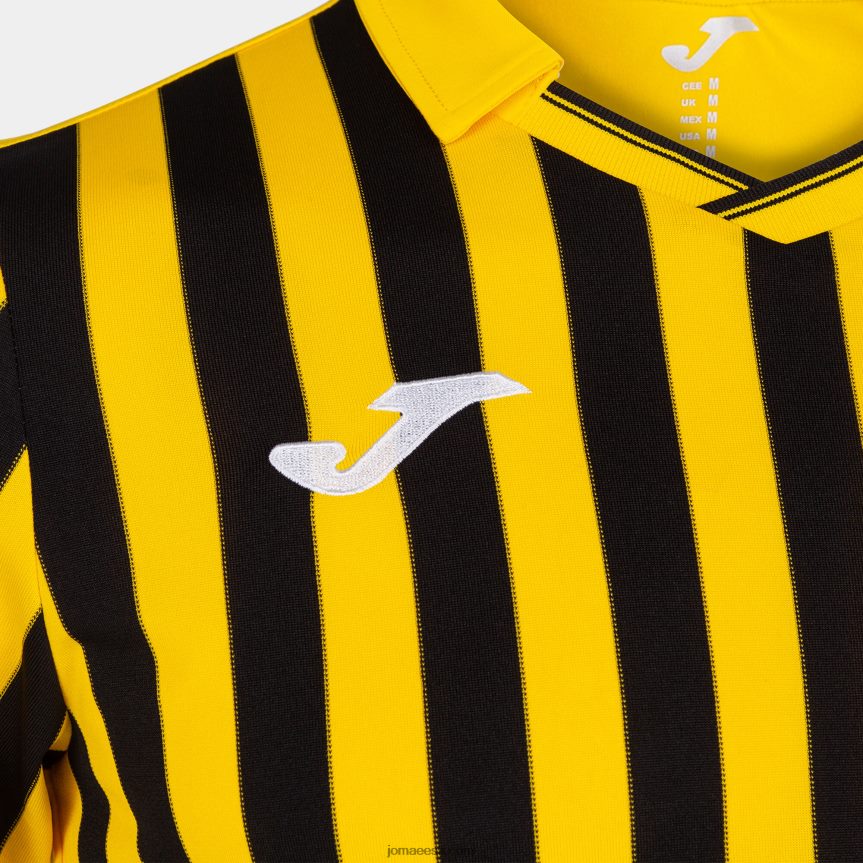 mehed särk lühikeste varrukatega copa ii DJNBH3547 kollane must Joma