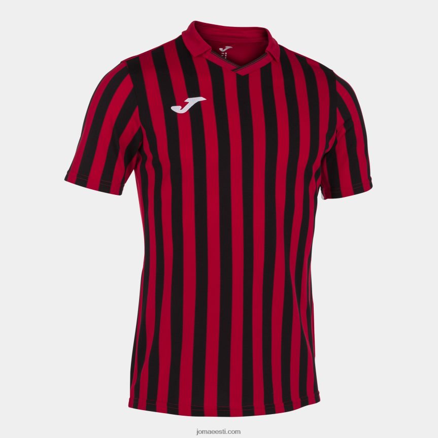 mehed särk lühikeste varrukatega copa ii DJNBH4498 punane must Joma