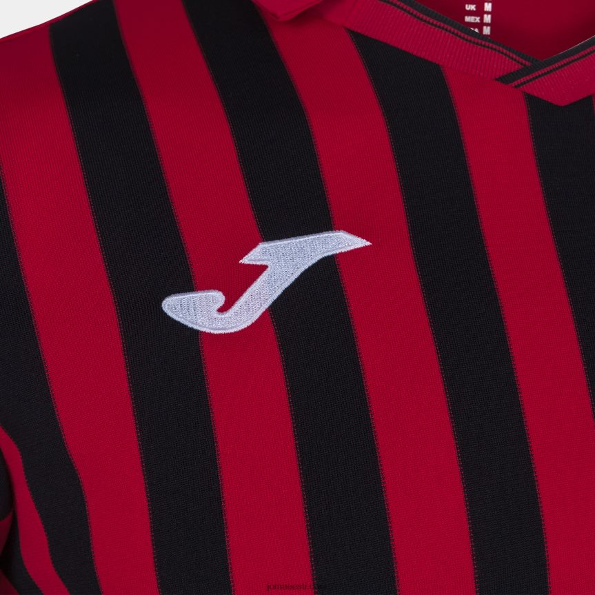 mehed särk lühikeste varrukatega copa ii DJNBH4498 punane must Joma