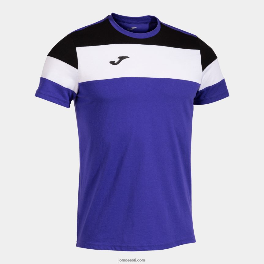 mehed särk lühikeste varrukatega crew iv DJNBH2843 lilla must Joma