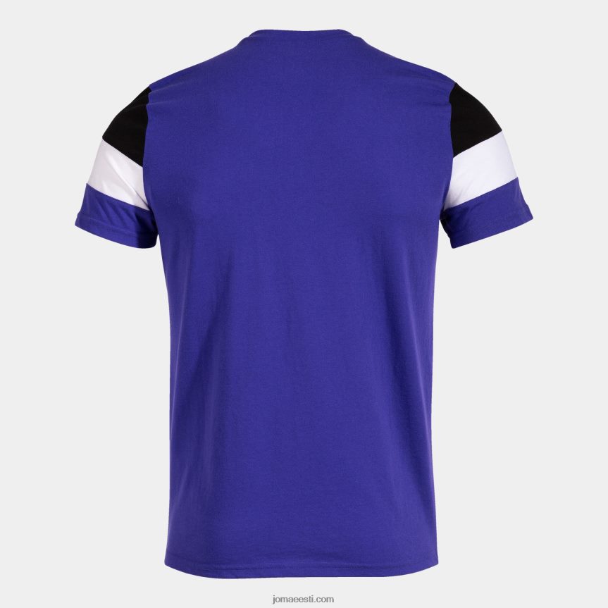 mehed särk lühikeste varrukatega crew iv DJNBH2843 lilla must Joma