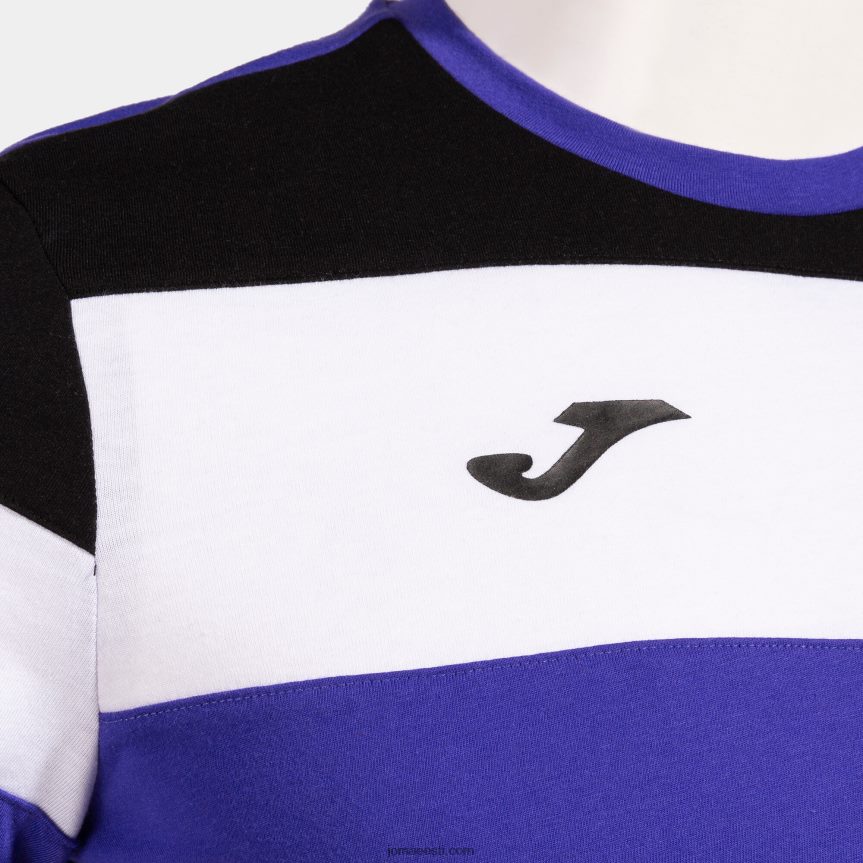 mehed särk lühikeste varrukatega crew iv DJNBH2843 lilla must Joma