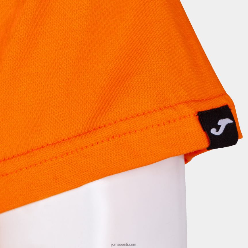 mehed särk lühikeste varrukatega desert DJNBH663 oranž Joma
