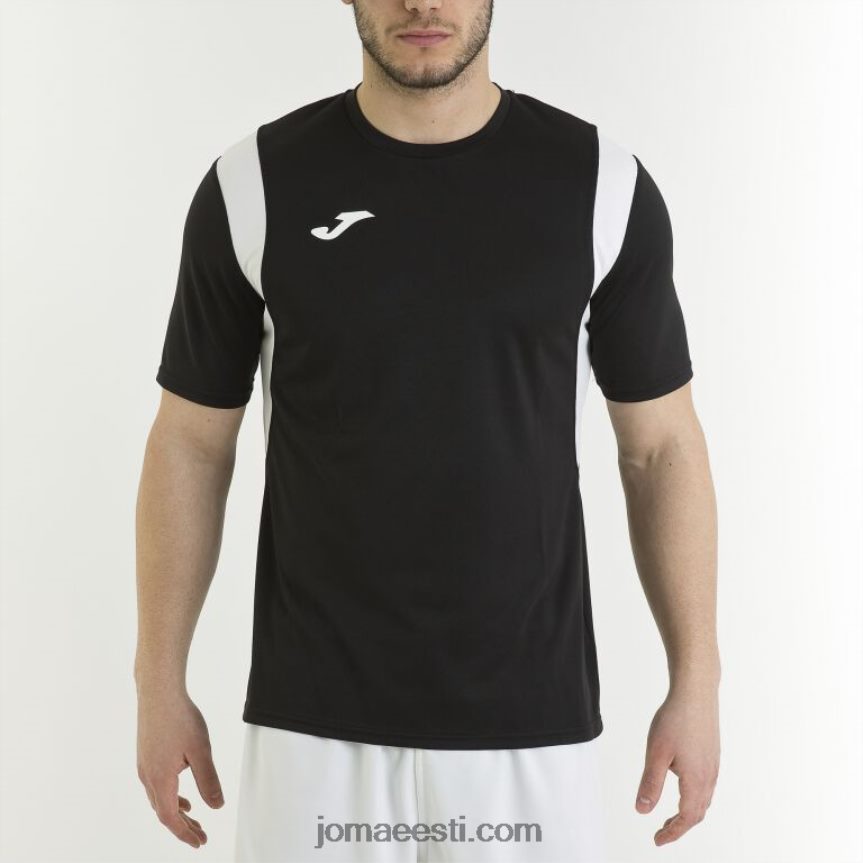 mehed särk lühikeste varrukatega dinamo DJNBH3231 must Joma