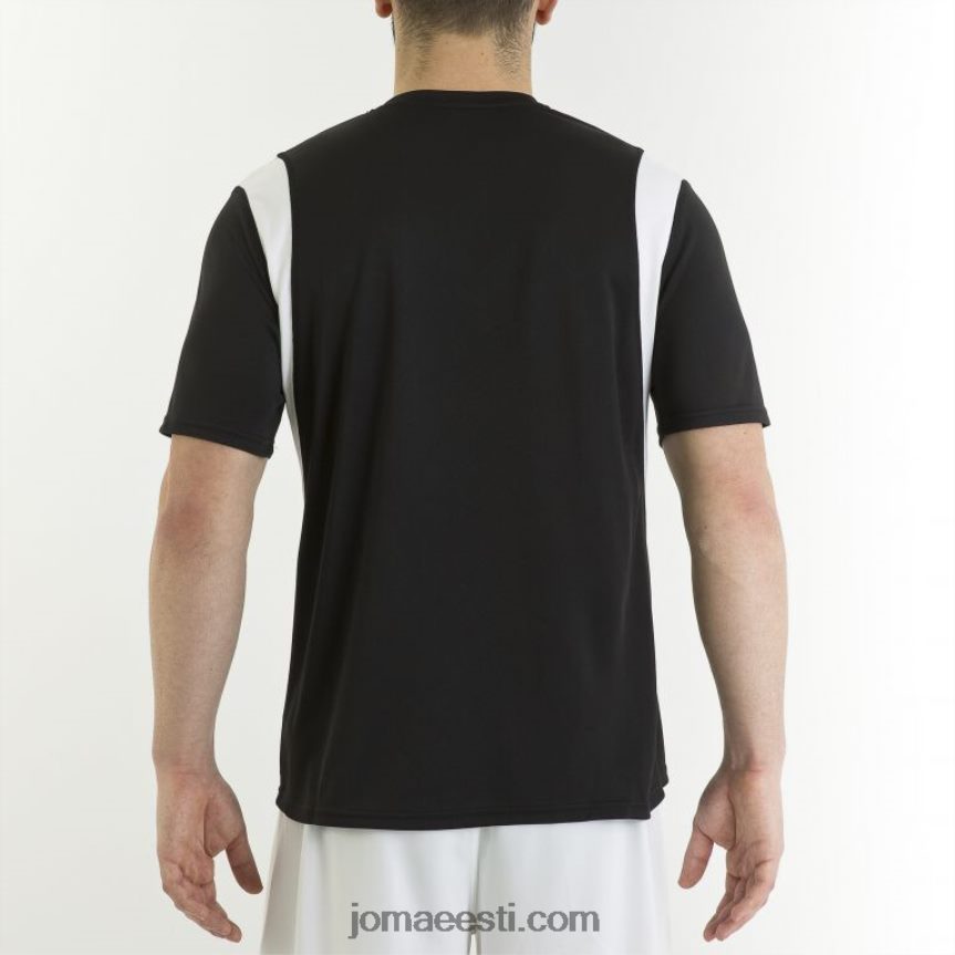 mehed särk lühikeste varrukatega dinamo DJNBH3231 must Joma