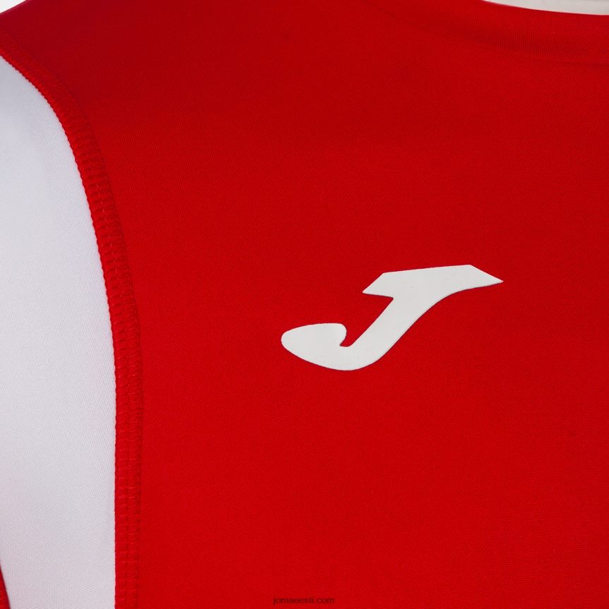 mehed särk lühikeste varrukatega dinamo DJNBH3524 punane Joma