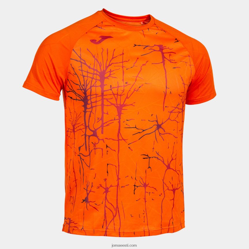 mehed särk lühikeste varrukatega eliit ix DJNBH3514 oranž Joma