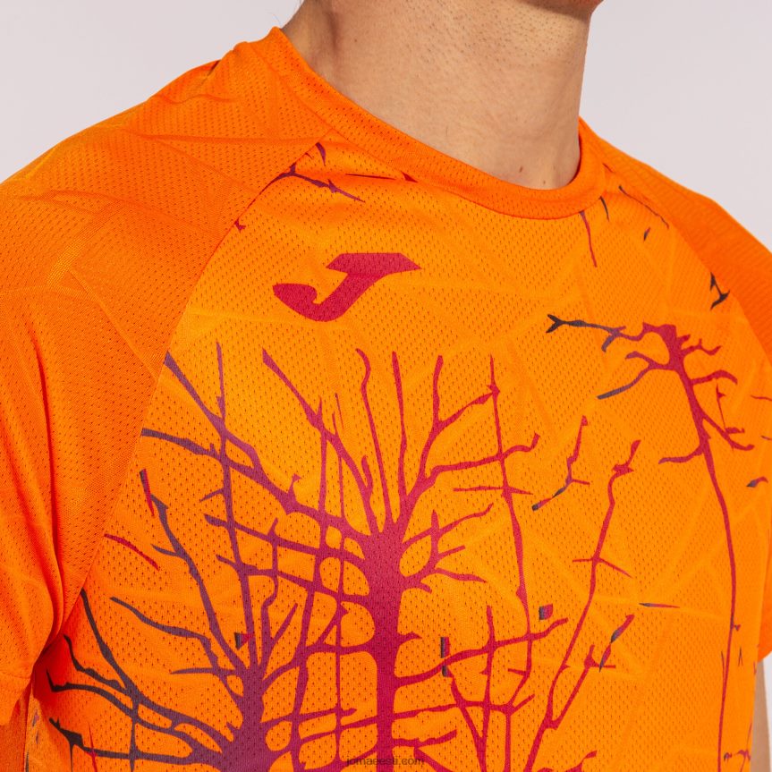 mehed särk lühikeste varrukatega eliit ix DJNBH3514 oranž Joma