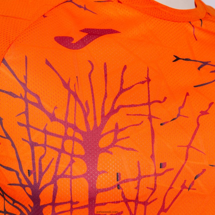 mehed särk lühikeste varrukatega eliit ix DJNBH3514 oranž Joma