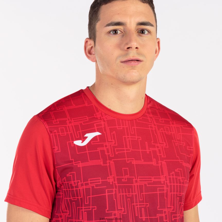 mehed särk lühikeste varrukatega eliit viii DJNBH1196 punane Joma