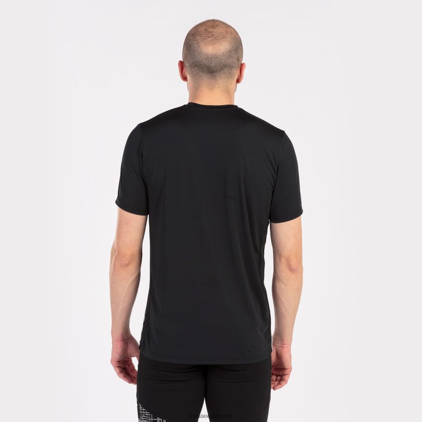 mehed särk lühikeste varrukatega eliit viii DJNBH985 must Joma