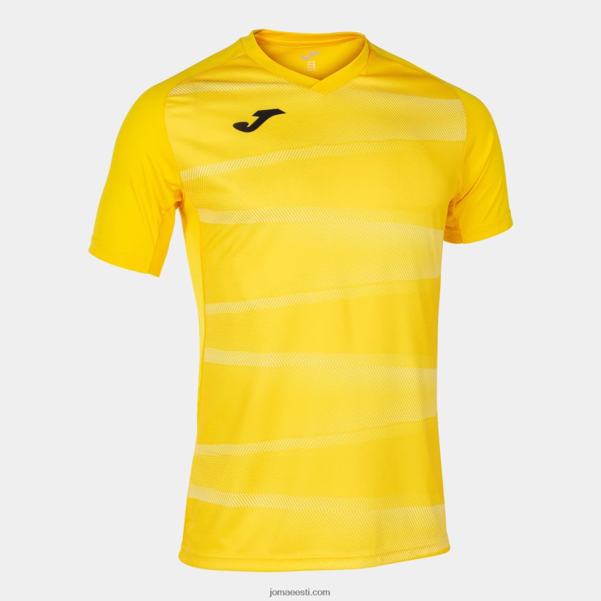 mehed särk lühikeste varrukatega grafity ii DJNBH4255 kollane Joma