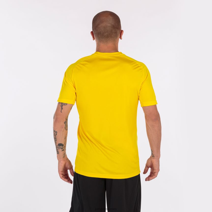 mehed särk lühikeste varrukatega grafity ii DJNBH4255 kollane Joma
