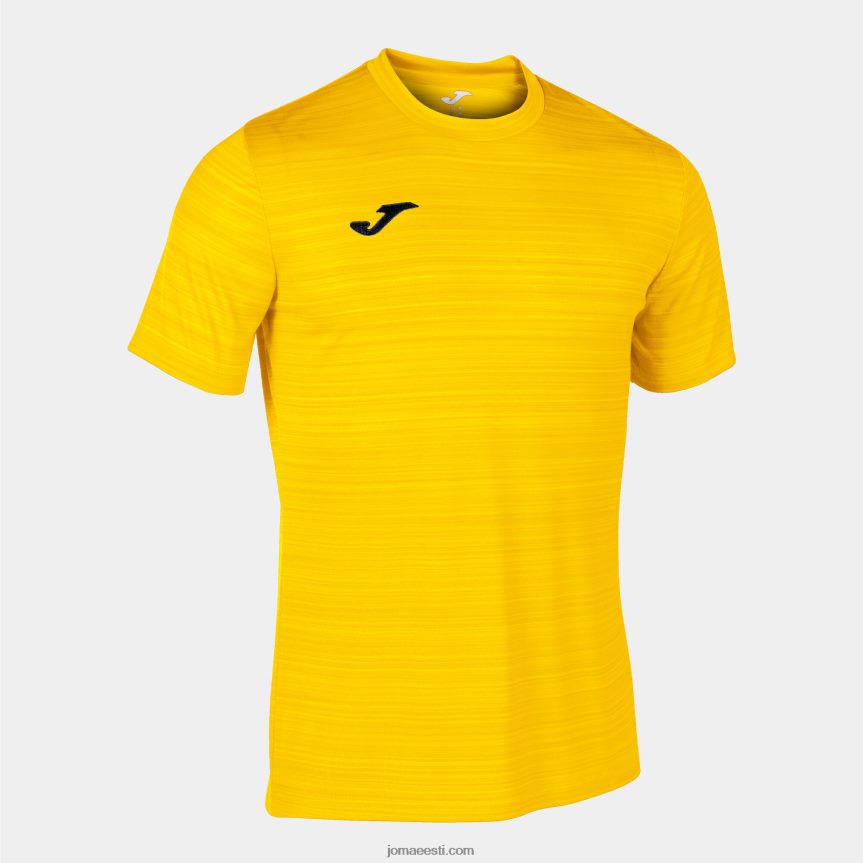 mehed särk lühikeste varrukatega grafity iii DJNBH1067 kollane Joma