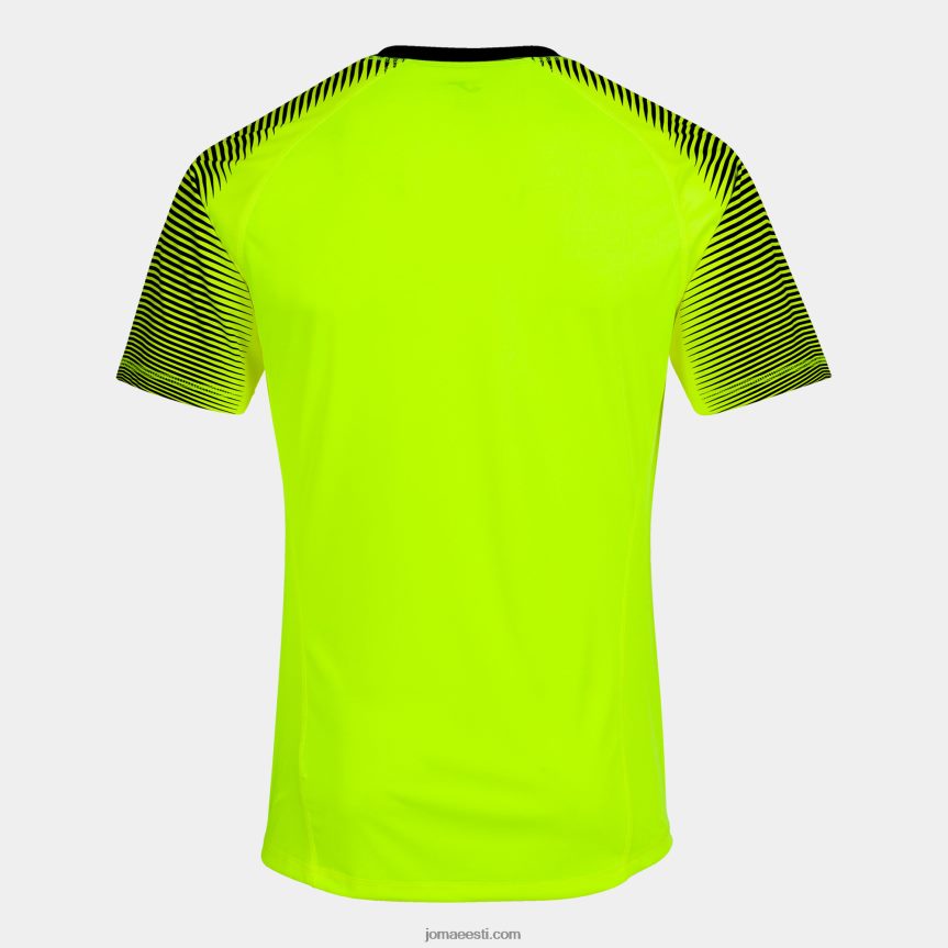 mehed särk lühikeste varrukatega hispa iii DJNBH3104 fluorestseeruv kollane Joma