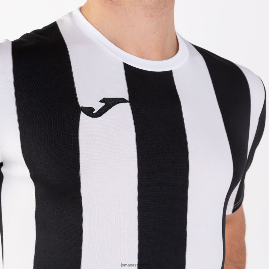 mehed särk lühikeste varrukatega inter DJNBH3391 valge must Joma