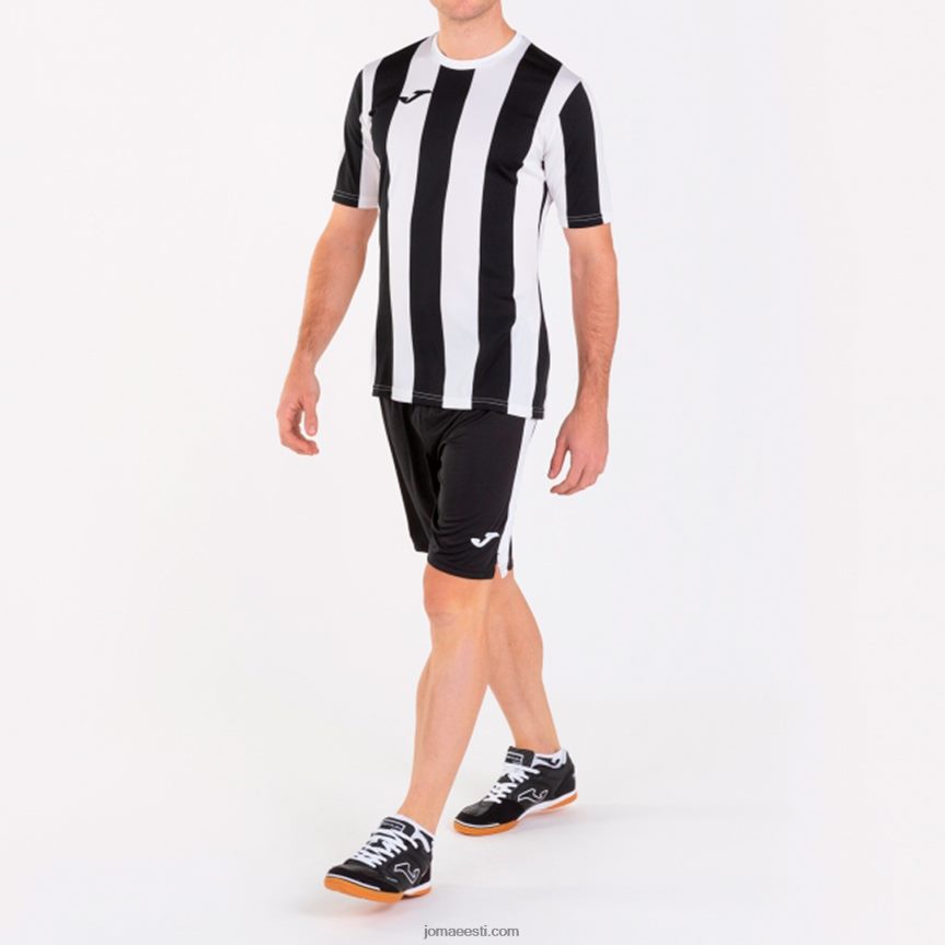 mehed särk lühikeste varrukatega inter DJNBH3391 valge must Joma