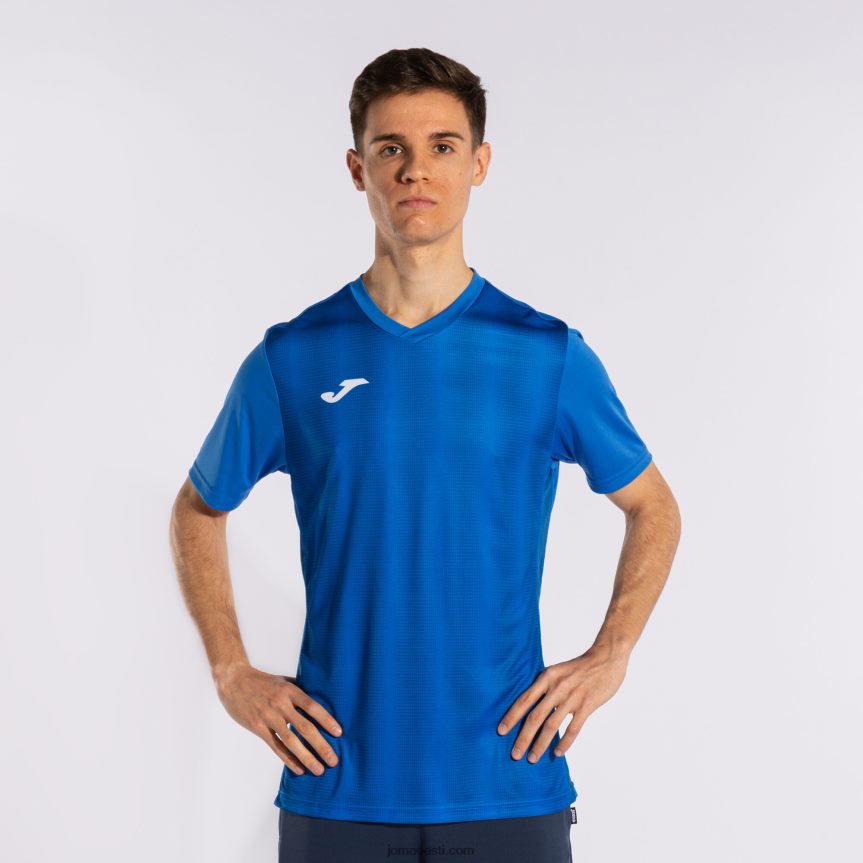 mehed särk lühikeste varrukatega inter ii DJNBH1062 sügavsinine Joma