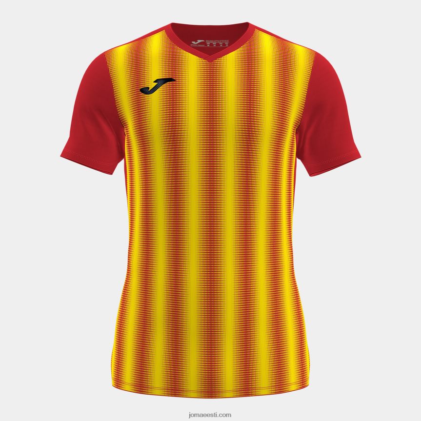mehed särk lühikeste varrukatega inter ii DJNBH3179 punane kollane Joma
