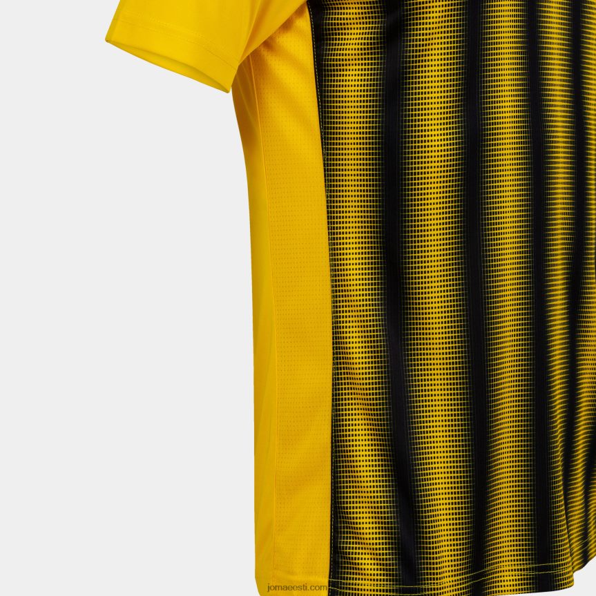 mehed särk lühikeste varrukatega inter ii DJNBH4648 kollane must Joma