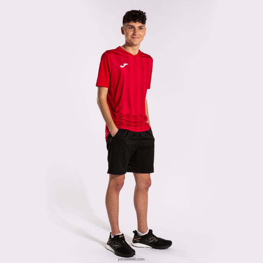 mehed särk lühikeste varrukatega inter ii DJNBH719 punane Joma